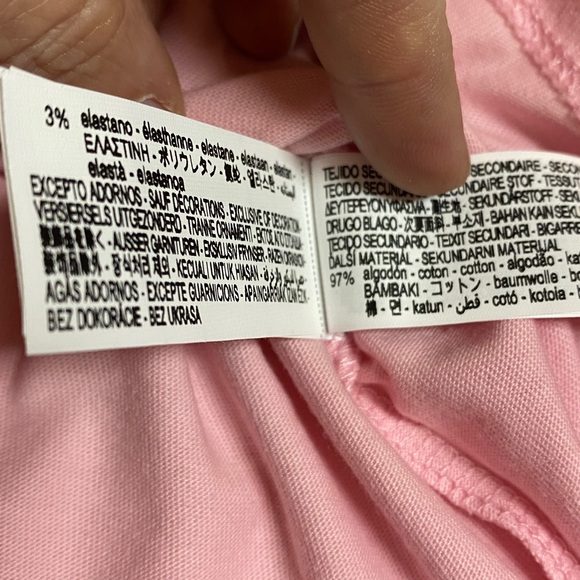 Zara Poplin Heart Appliqué T-shirt NWT - Picture 5 of 9